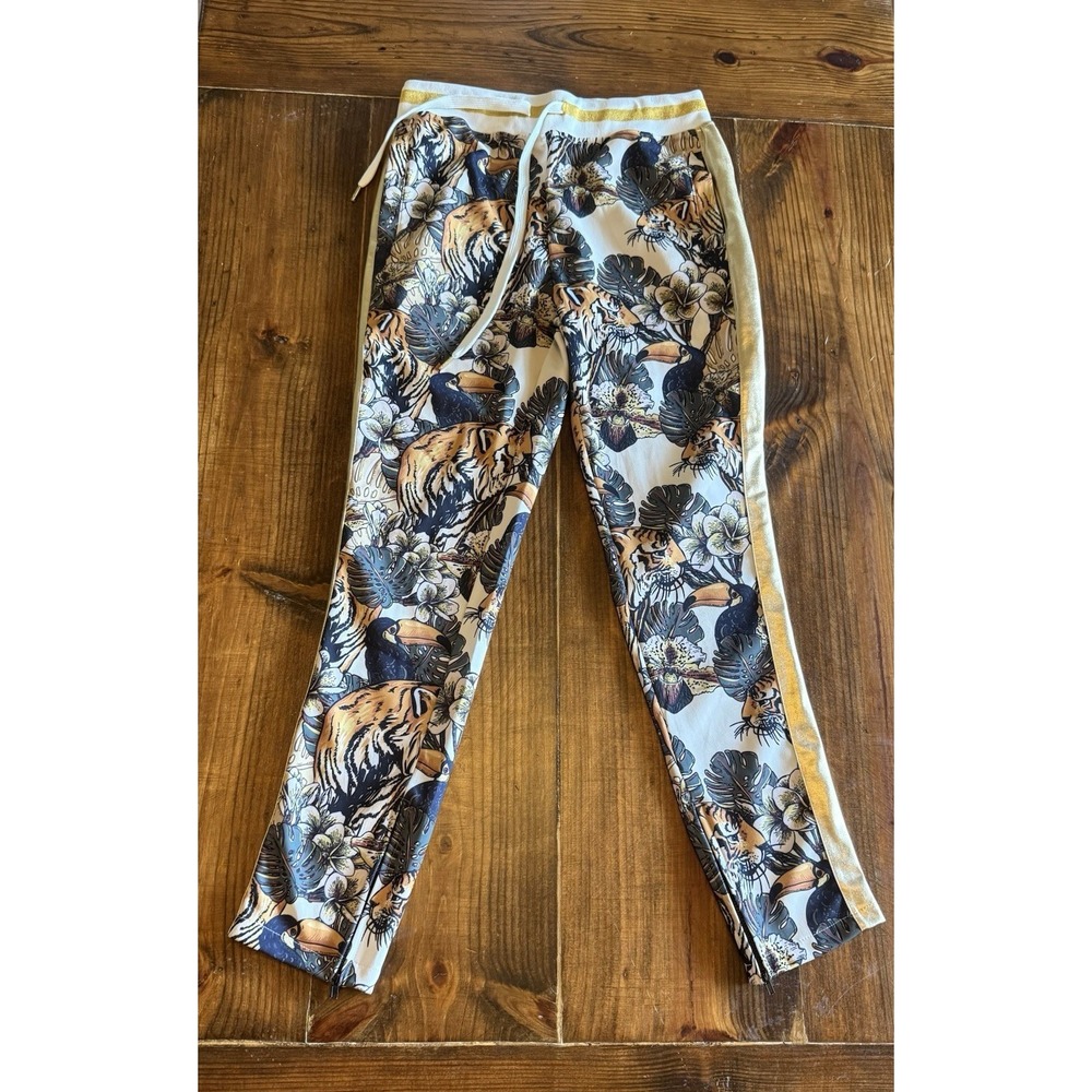 G-Style Men's Retro Royal Floral Tiger Pants Size Medium